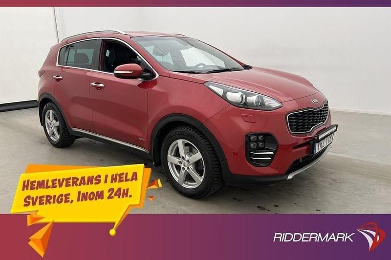 Röd Begagnad 2017 Kia Sportage GT-Line SUV | 188 900 kr (Bra pris) - Bild 1/3