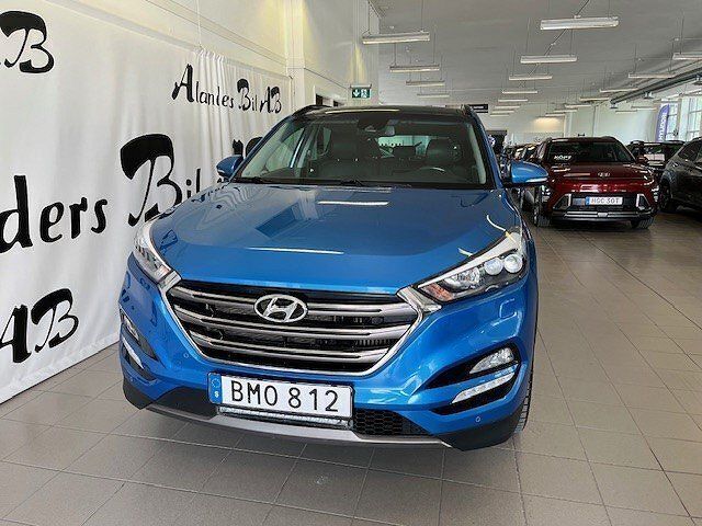 Blå Begagnad 2016 Hyundai Tucson SUV | 149 000 kr (Marknadspris) - Bild 1/4