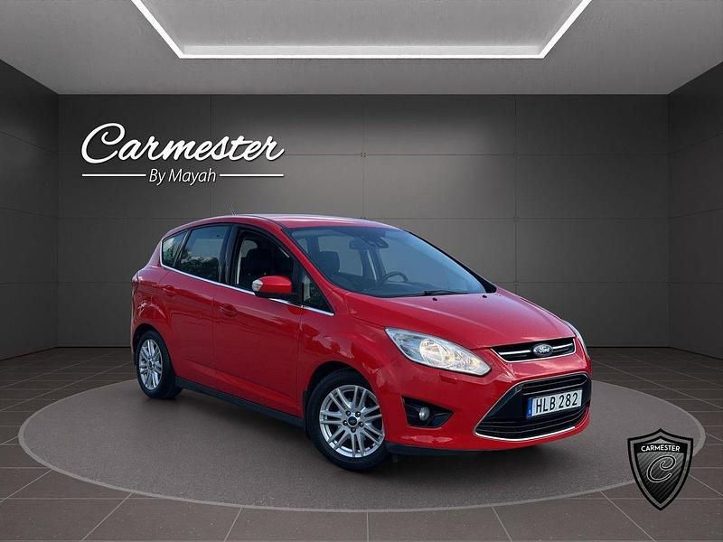 Röd Begagnad 2014 Ford C-MAX Titanium Minibuss | 59 990 kr (Marknadspris) - Bild 1/4