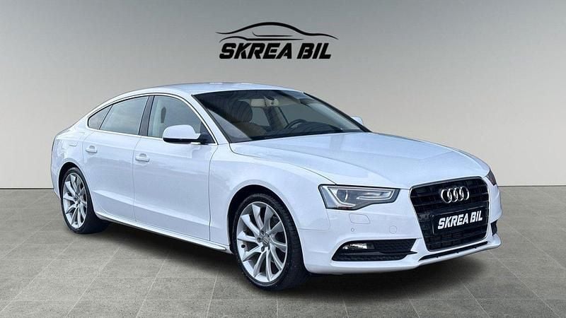 Vit Begagnad 2014 Audi A5 Sportback Halvkombi | 149 900 kr (Bra pris) - Bild 1/4