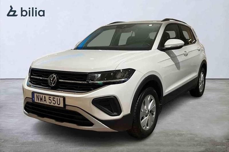 Vit (pure white) Begagnad 2024 VW T-Cross Life SUV | 239 900 kr - Bild 1/1