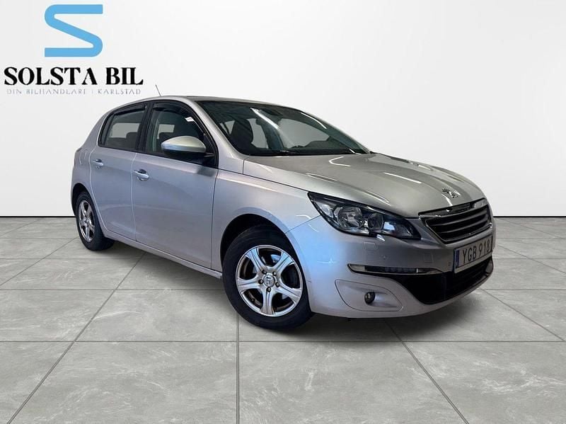 Ljusgrå Begagnad 2016 Peugeot 308 Active Halvkombi | 94 900 kr - Bild 1/4
