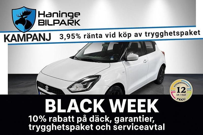 Vit Begagnad 2020 Suzuki Swift Halvkombi | 129 995 kr (Marknadspris) - Bild 1/2