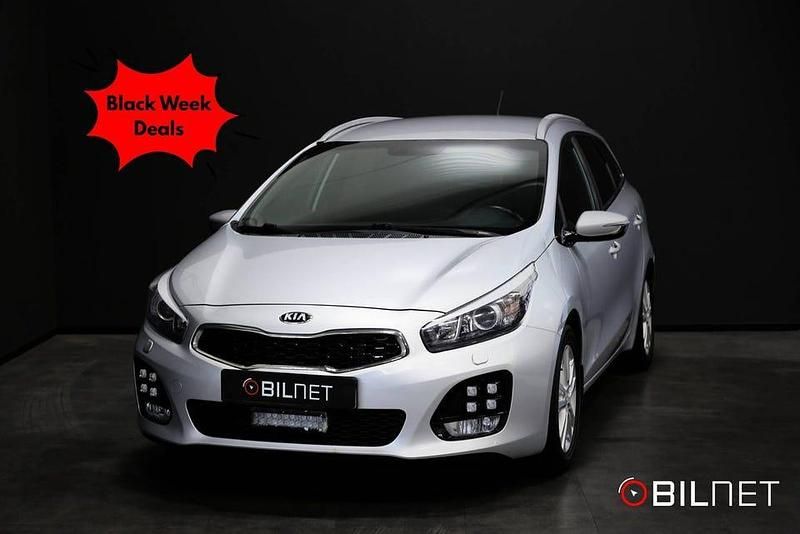 Grå Begagnad 2016 Kia Ceed Sportswagon GT-Line Kombi | 79 900 kr (Marknadspris) - Bild 1/4
