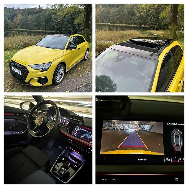 Gul Begagnad 2021 Audi A3 Sportback Comfort Halvkombi | 238 000 kr (Marknadspris) - Bild 1/4