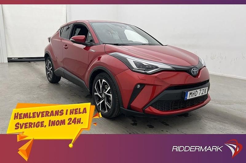 Röd Begagnad 2022 Toyota C-HR Edition SUV | 273 900 kr (Marknadspris) - Bild 1/3
