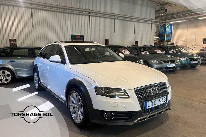 Vit Begagnad 2011 Audi A4 Allroad Comfort Kombi | 84 900 kr (Marknadspris) - Bild 1/3