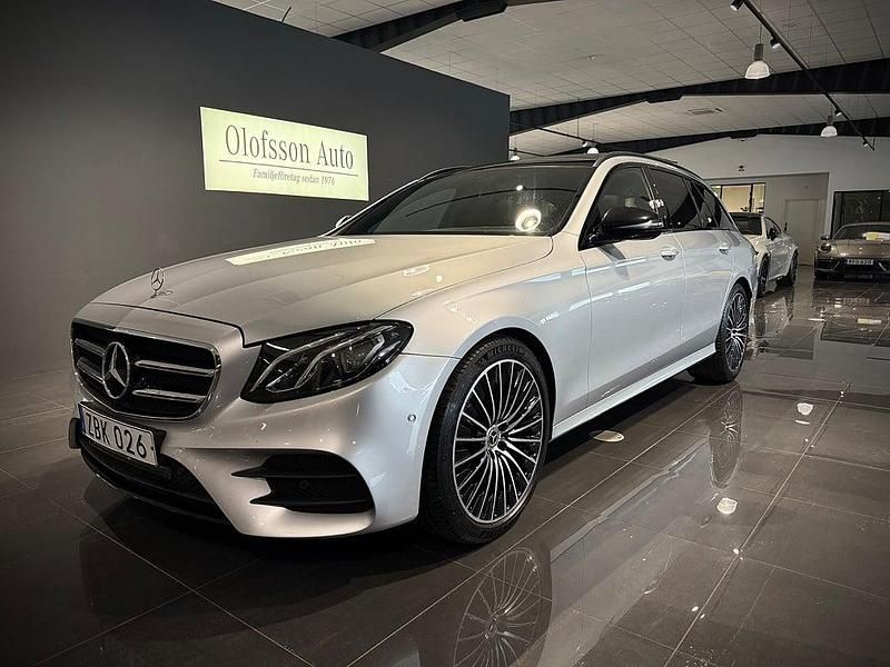 Begagnad Mercedes E220 AMG 194 HK (142 kW) 2017 Silver Kombi