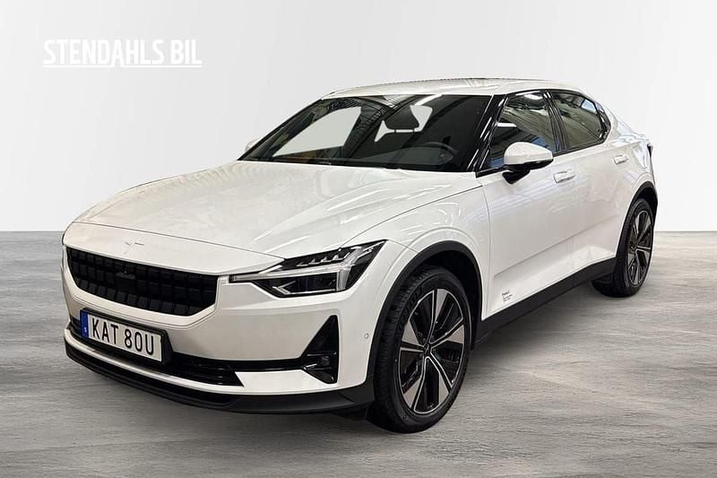 Vit Begagnad 2023 Polestar 2 Long Range Single Motor Halvkombi | 359 000 kr (Marknadspris) - Bild 1/4