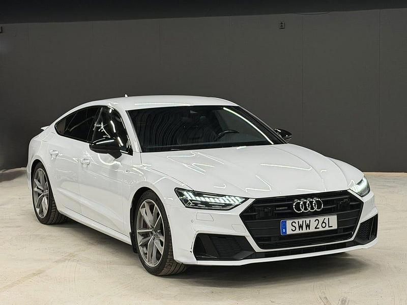 Begagnad Audi A7 S-Line 367 HK (269 kW) 2020 Vit Sedan