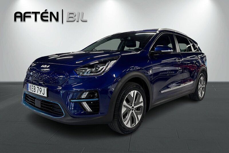 Blå (yacht blue metallic) Begagnad 2021 Kia e-Niro 2 SUV | 289 800 kr (Marknadspris) - Bild 1/3