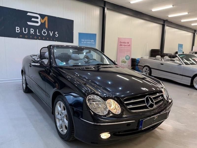 Begagnad Mercedes CLK200 Avantgarde 163 HK (119 kW) 2003 Svartmetalic Cab