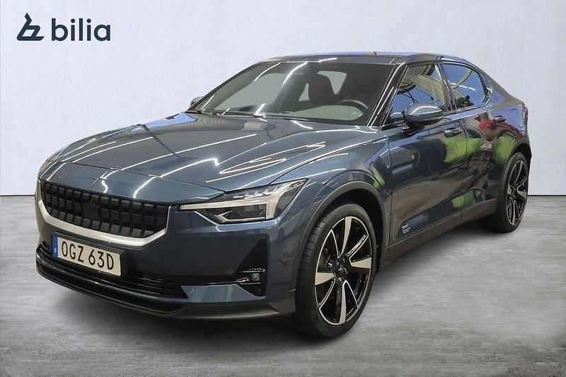 Blå Begagnad 2022 Polestar 2 Long Range Single Motor Halvkombi | 289 900 kr (Marknadspris) - Bild 1/3
