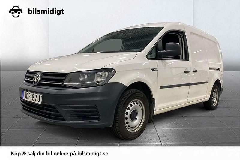 Vit Begagnad 2019 VW Caddy Maxi Minibuss | 179 800 kr (Bra pris) - Bild 1/2
