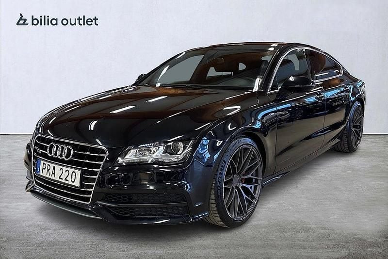 Begagnad Audi A7 Sportback S-Line 245 HK (180 kW) 2014 Svart Halvkombi