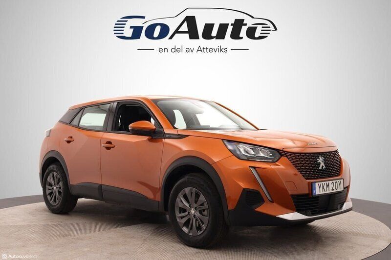Orange Begagnad 2021 Peugeot e-2008 Active SUV | 194 500 kr (Marknadspris) - Bild 1/4