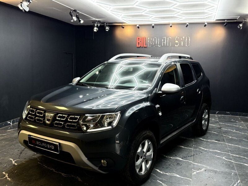 Mörkgrå Begagnad 2018 Dacia Duster SUV | 129 900 kr (Bra pris) - Bild 1/4