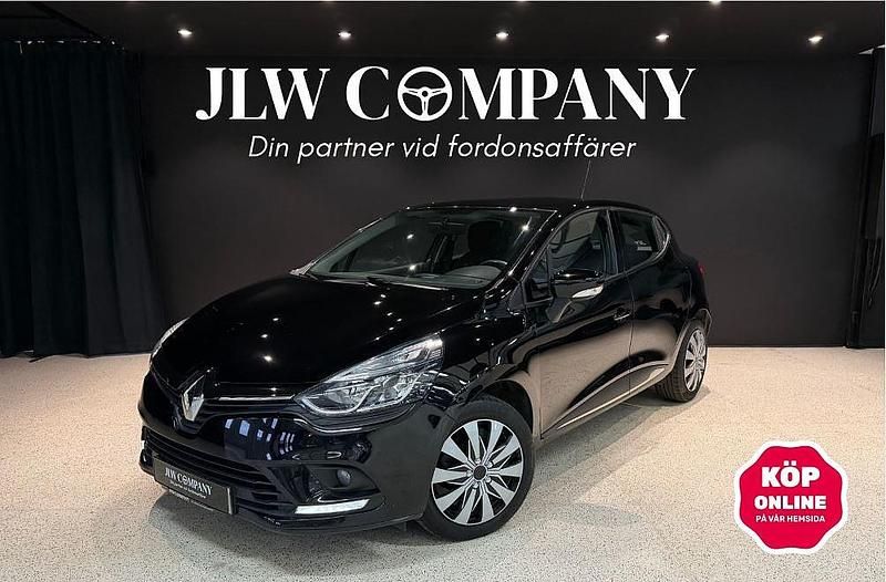 Svart metallic Begagnad 2017 Renault Clio IV Expression Halvkombi | 79 900 kr (Marknadspris) - Bild 1/4