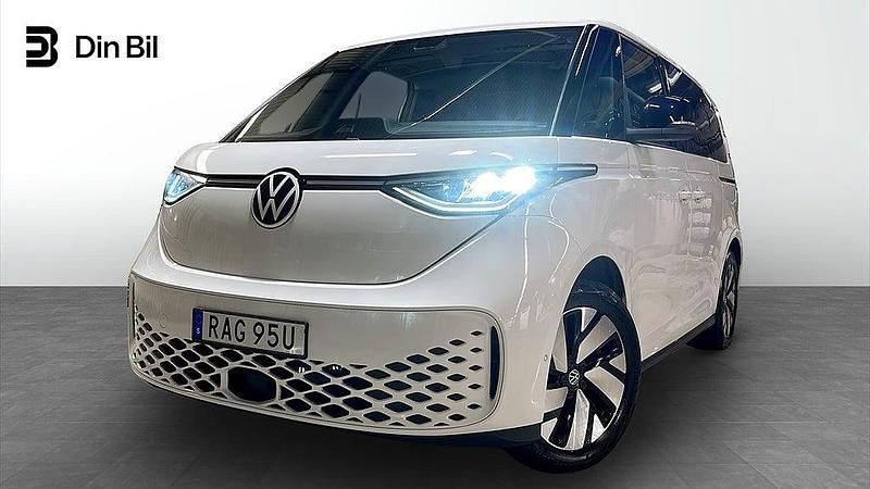 Vit Begagnad 2023 VW ID. Buzz Pro Minibuss | 449 900 kr (Bra pris) - Bild 1/4