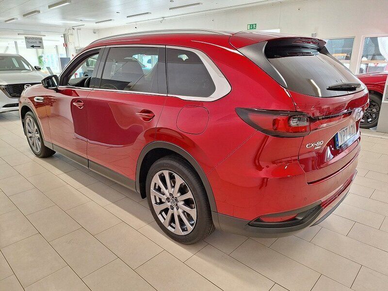Begagnad Mazda CX-80 Exclusive-Line 327 HK (240 kW) 2024 Röd SUV