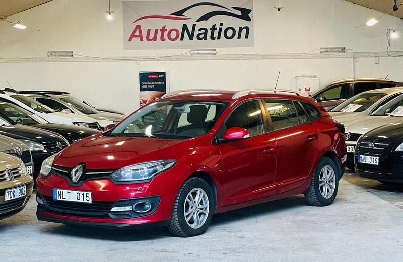 Röd Begagnad 2014 Renault Mégane GrandTour Kombi | 49 900 kr (Marknadspris) - Bild 1/4