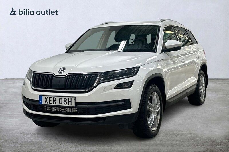 Vit Begagnad 2021 Skoda Kodiaq Business Line SUV | 319 900 kr (Bra pris) - Bild 1/3
