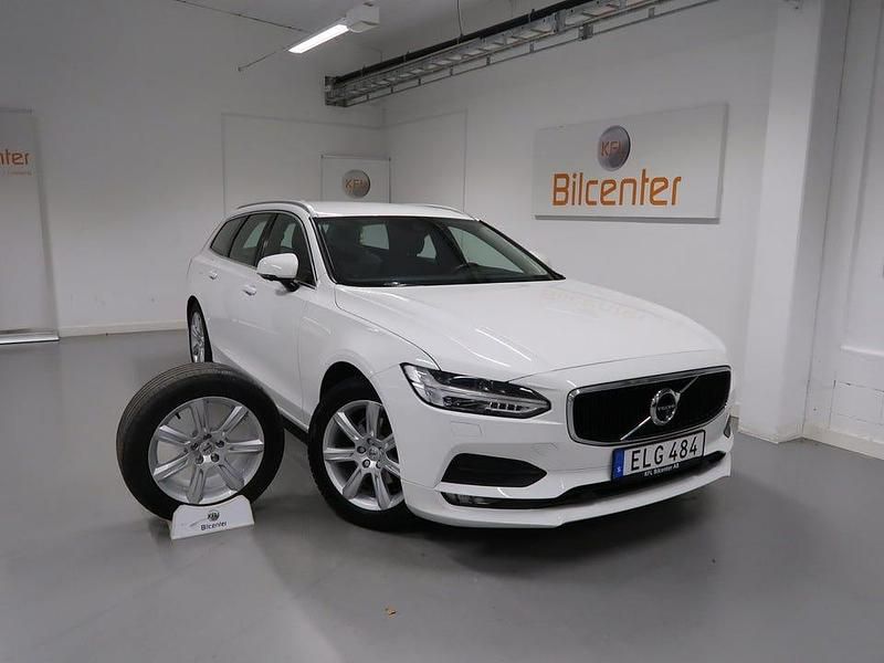 Vit Begagnad 2018 Volvo V90 Kombi | 264 900 kr (Lite dyr) - Bild 1/3