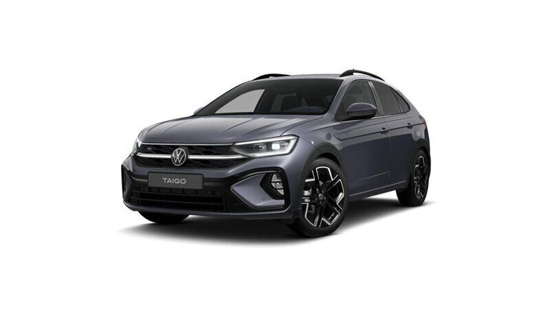 Grå Ny 2025 VW Taigo R-line SUV | 314 900 kr (Marknadspris) - Bild 1/4