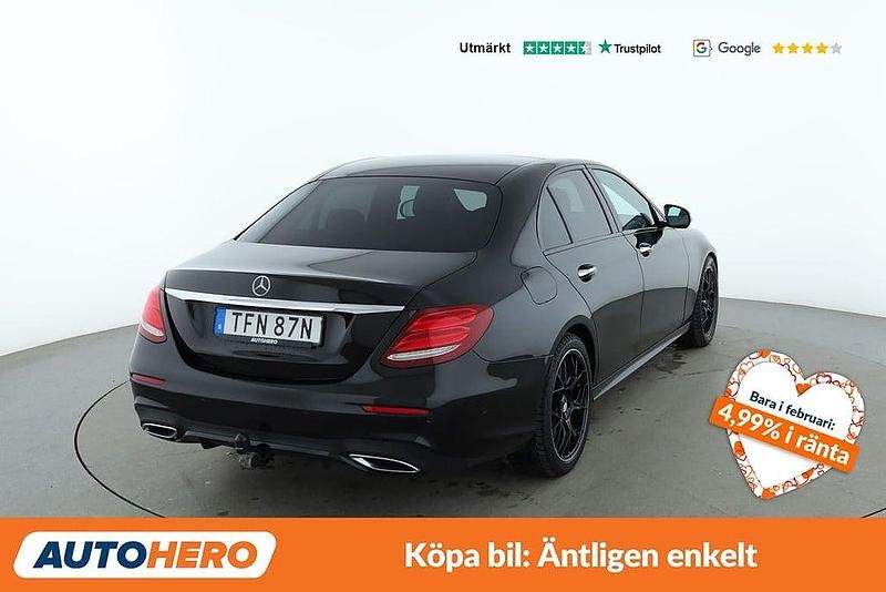 Begagnad Mercedes E220 AMG 196 HK (144 kW) 2019 Svart Sedan