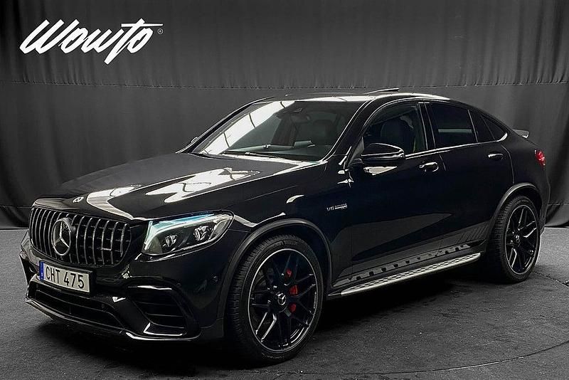 Begagnad Mercedes GLC63 AMG AMG 510 HK (375 kW) 2018 Obsidiansvart metallic Sportkupé