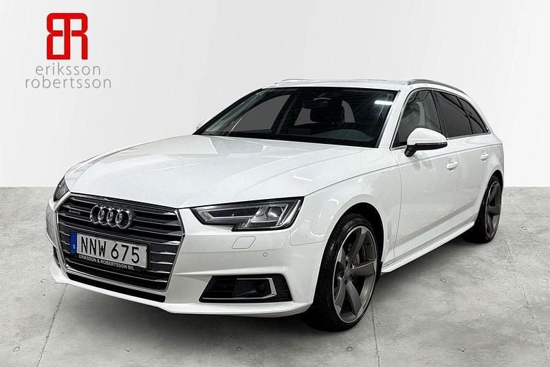 Vit Begagnad 2018 Audi A4 Kombi | 199 900 kr (Marknadspris) - Bild 1/4