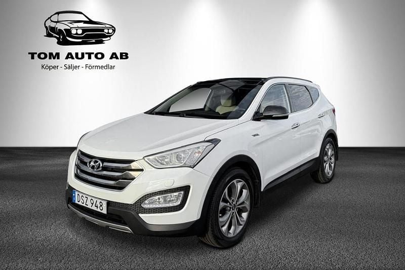 Vit Begagnad 2014 Hyundai Santa Fe Premium SUV | 159 900 kr (Marknadspris) - Bild 1/4