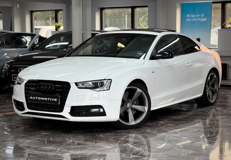 Vit Begagnad 2016 Audi A5 Proline Sportkupé | 249 900 kr (Marknadspris) - Bild 1/4