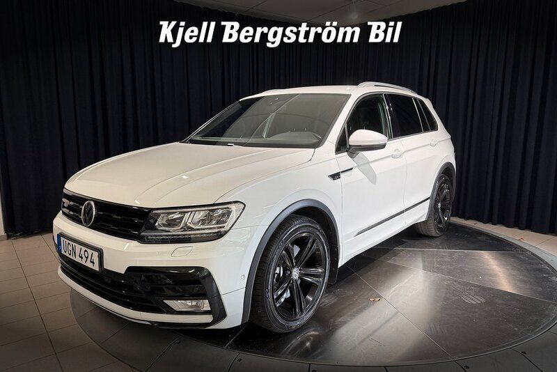 Vit Begagnad 2017 VW Tiguan GT SUV | 224 900 kr (Marknadspris) - Bild 1/4