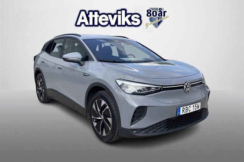 Grå Begagnad 2022 VW ID.4 Pro Performance SUV | 314 900 kr (Marknadspris) - Bild 1/4