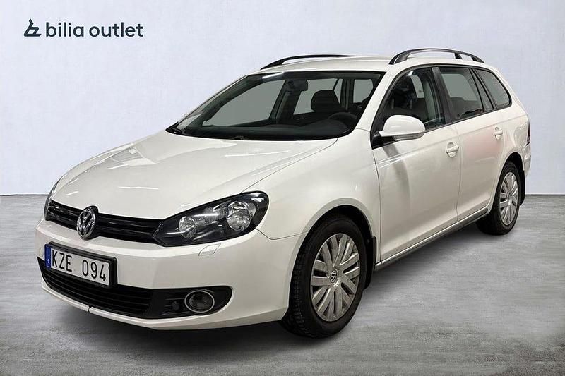 Vit Begagnad 2010 VW Golf VI Kombi | 54 000 kr (Marknadspris) - Bild 1/4