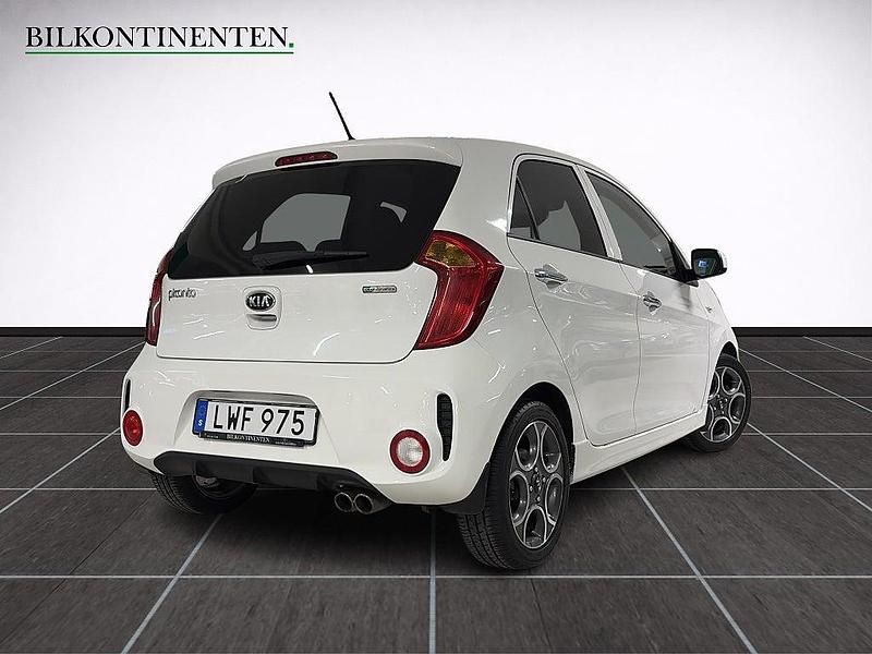 Begagnad Kia Picanto 67 HK (49 kW) 2015 Vit Halvkombi