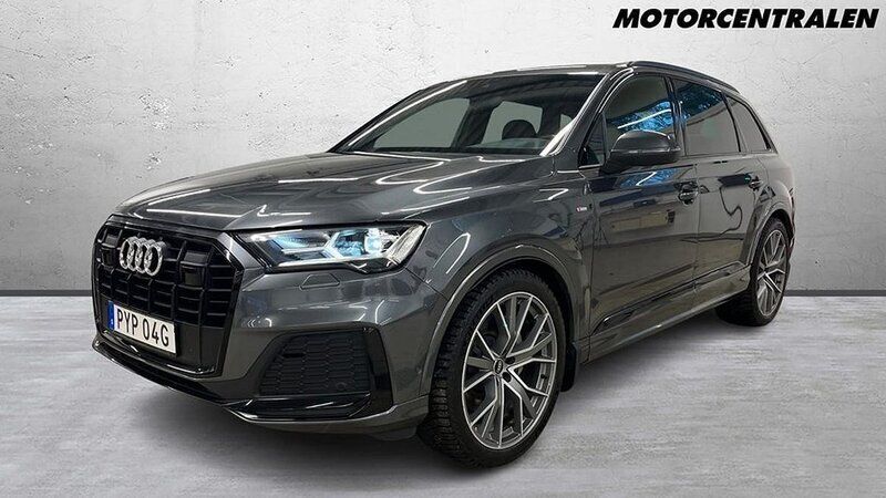 Grå Begagnad 2020 Audi Q7 S-Line SUV | 559 000 kr (Bra pris) - Bild 1/4