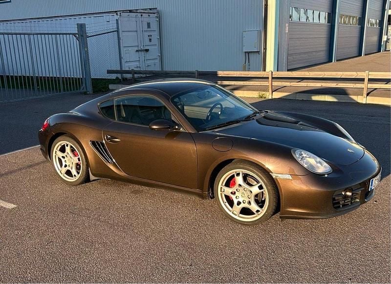 Brun Begagnad 2008 Porsche Cayman S Sport Sportkupé | 345 000 kr - Bild 1/4