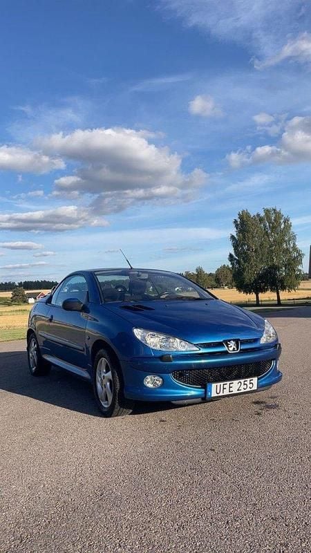 Blå Begagnad 2003 Peugeot 206 CC Cab | 20 000 kr (Bra pris) - Bild 1/4