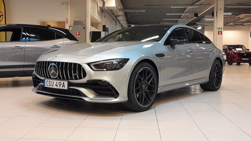 Silver Begagnad 2023 Mercedes AMG GT Premium Plus Sportkupé | 995 900 kr - Bild 1/4