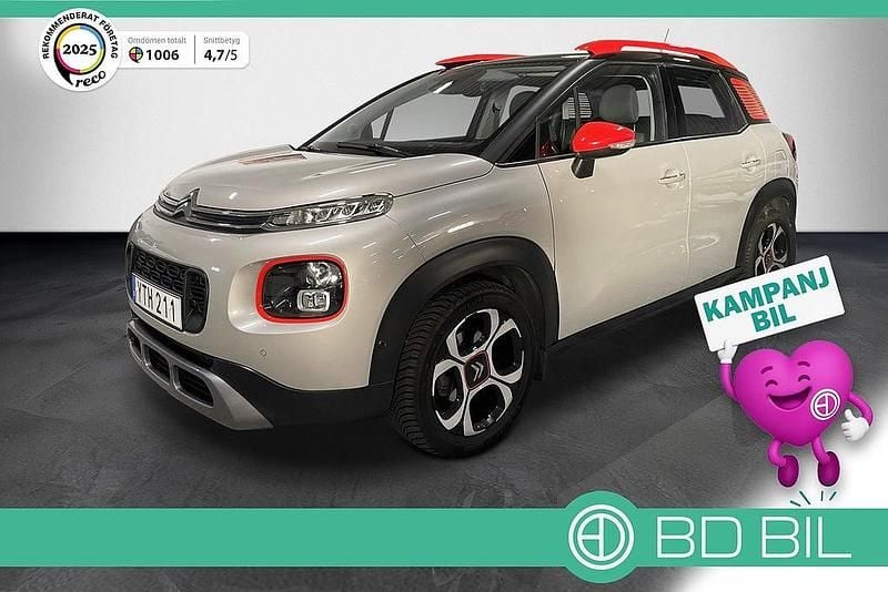 Brun (gråmetallic) Begagnad 2017 Citroën C3 Aircross PureTech SUV | 149 990 kr (Marknadspris) - Bild 1/3