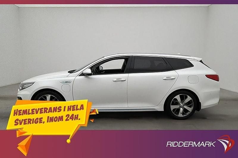 Vit Begagnad 2020 Kia Optima Hybrid Sport Sedan | 199 700 kr (Marknadspris) - Bild 1/3