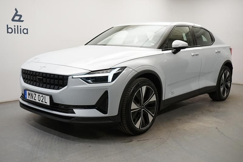 Silver Begagnad 2021 Polestar 2 Standard Range Single Motor Halvkombi | 299 000 kr (Marknadspris) - Bild 1/4
