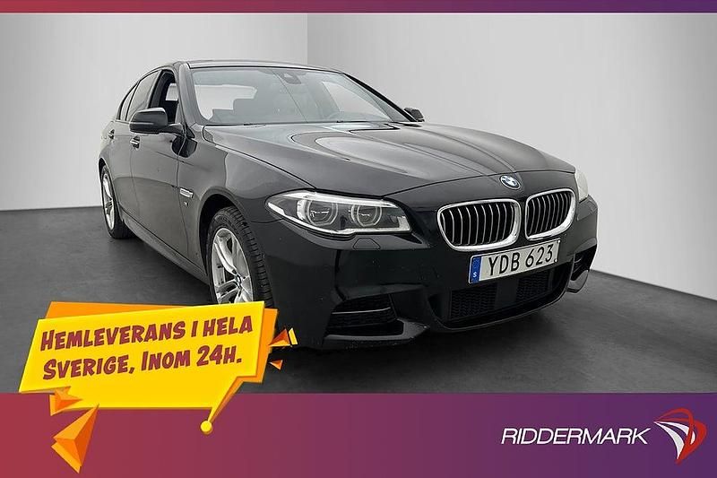 Svart Begagnad 2016 BMW 535 M Sport Sedan | 229 900 kr - Bild 1/3