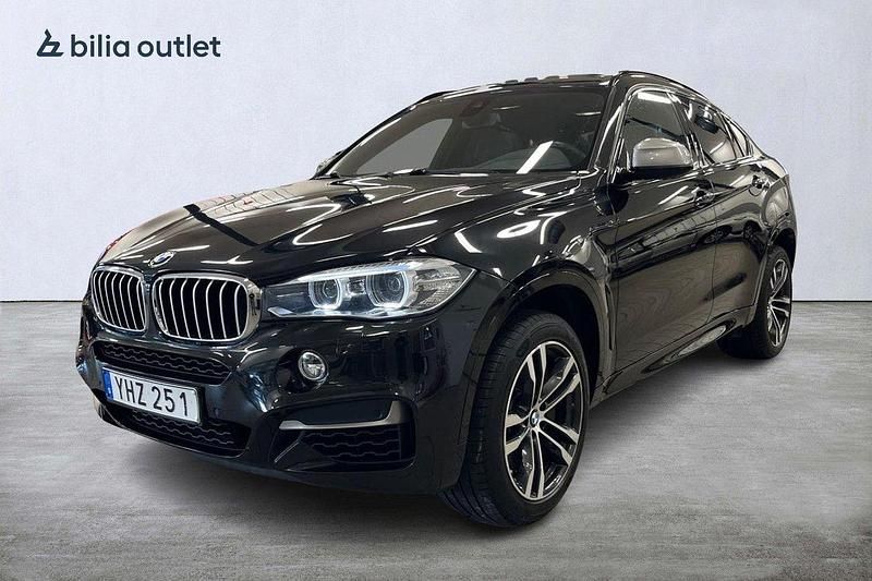 Svart Begagnad 2016 BMW X6 M50 M Sport SUV | 399 900 kr (Marknadspris) - Bild 1/4
