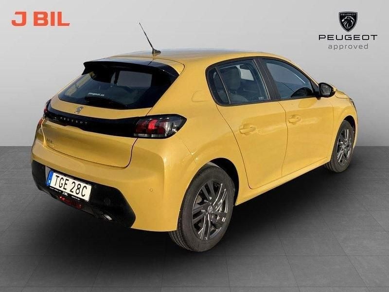 Begagnad Peugeot 208 Active 75 HK (55 kW) 2021 Gul Halvkombi