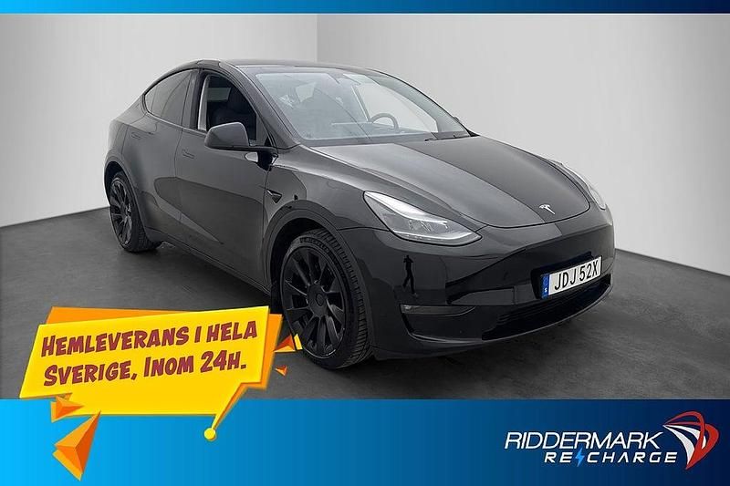 Svart Begagnad 2023 Tesla Model Y Long Range AWD SUV | 434 900 kr (Lite dyr) - Bild 1/3