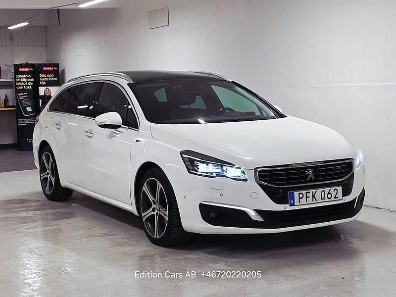 Begagnad Peugeot 508 SW GT 181 HK (133 kW) 2017 Vit Kombi