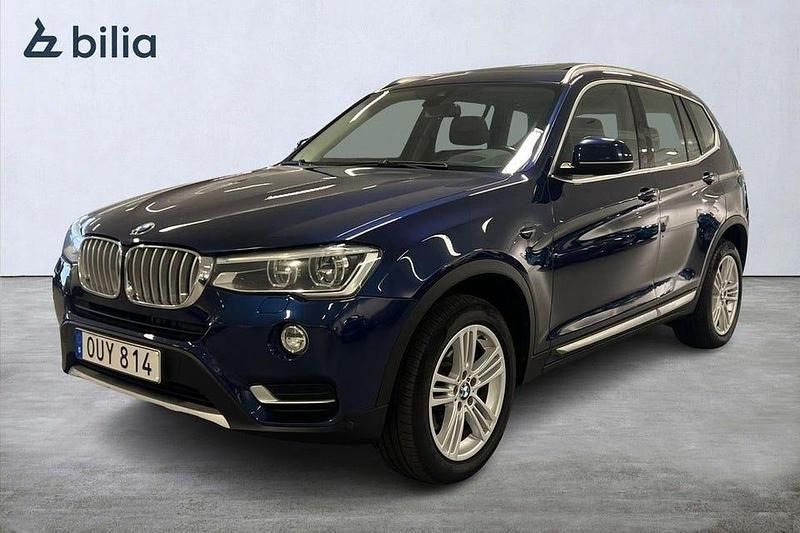 Blå Begagnad 2015 BMW X3 xLine SUV | 219 900 kr (Dyr) - Bild 1/4